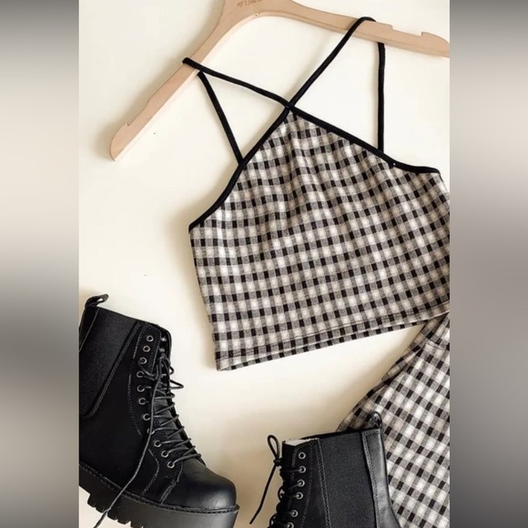 Nwot Miss Love Fantastic Fawn Plaid - Picture 2 of 5